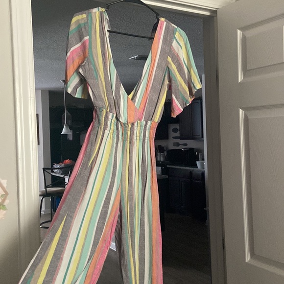 Multi colored pants romper - Picture 2 of 2